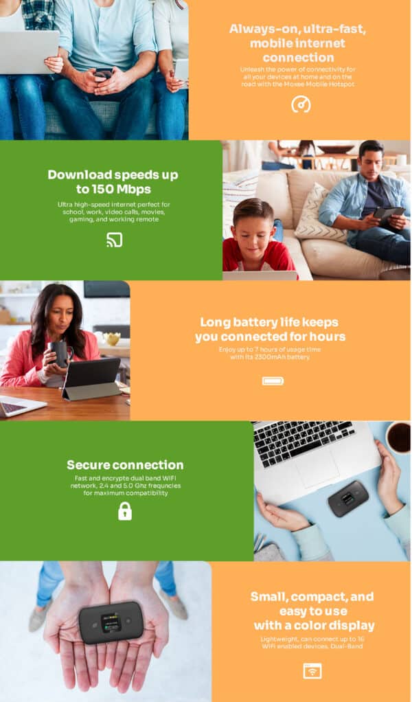 Moxee 4G LTE Mobile Hotspot Wifi Router